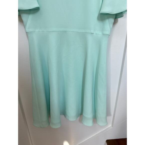 NWT Shoshanna Lovisa Mint Flutter Sleeve A-Line Dress, 8 - Picture 7 of 10